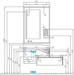 Акватон Зеркало Сакура 80 – фотография-4